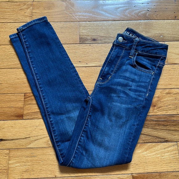American Eagle Super Stretch Jeans, Size 00 Short - Picture 2 of 3